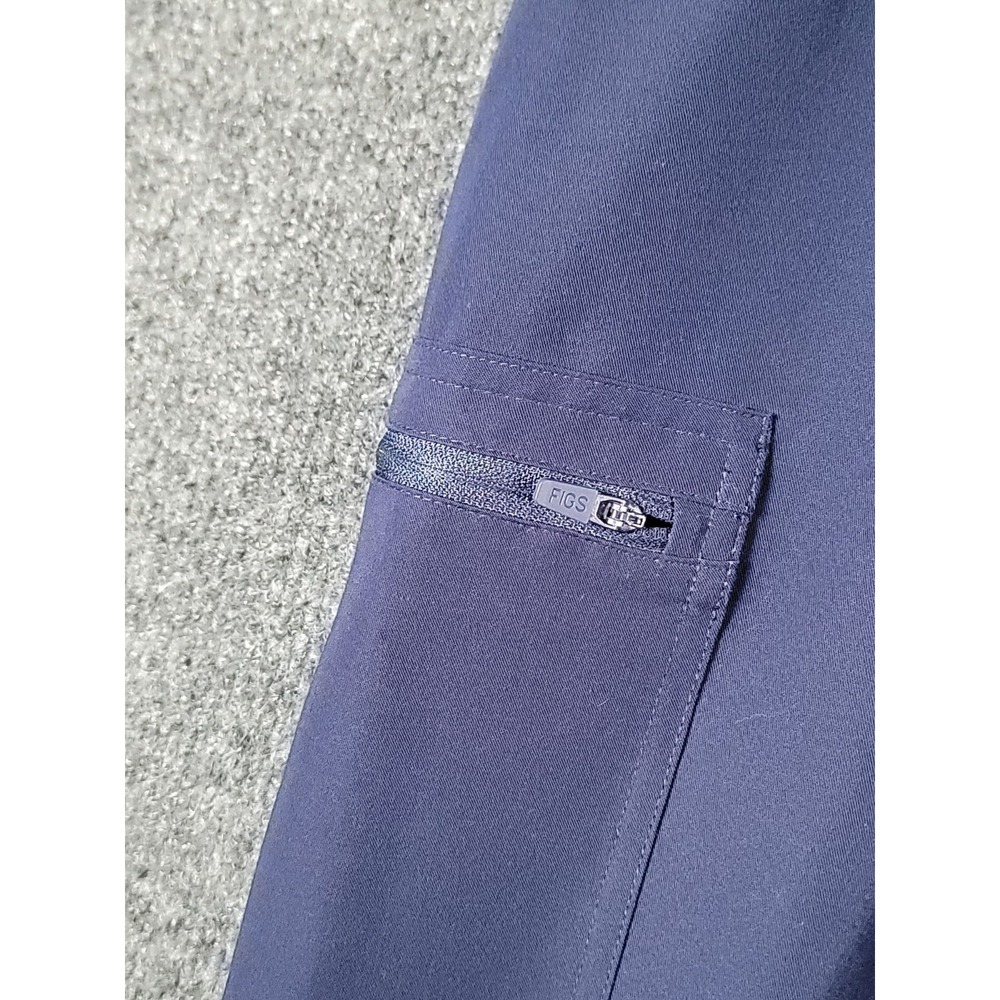 Figs Womens Yola High Waisted Slim Scrub Pants 3XL Tall Blue Medical Healthcare - Picture 6 of 13